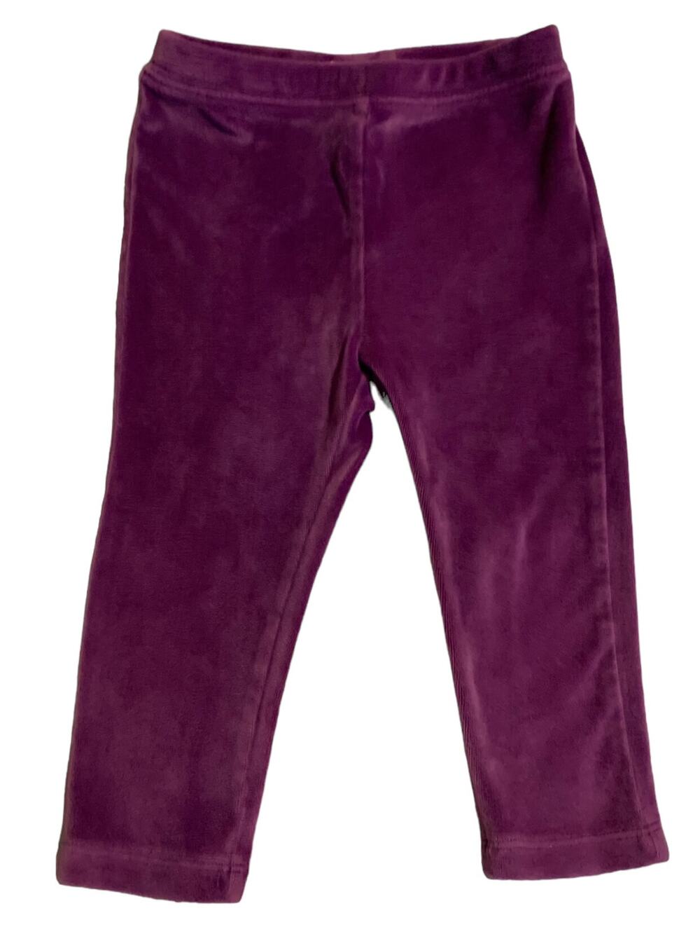 GAP Purple Velvet Leggings. 12-18 Months.